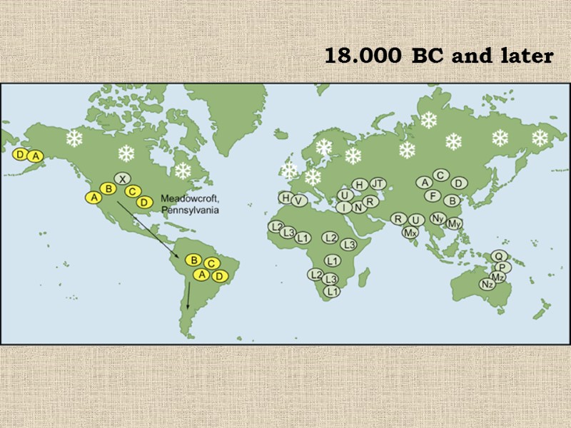 18.000 BC and later